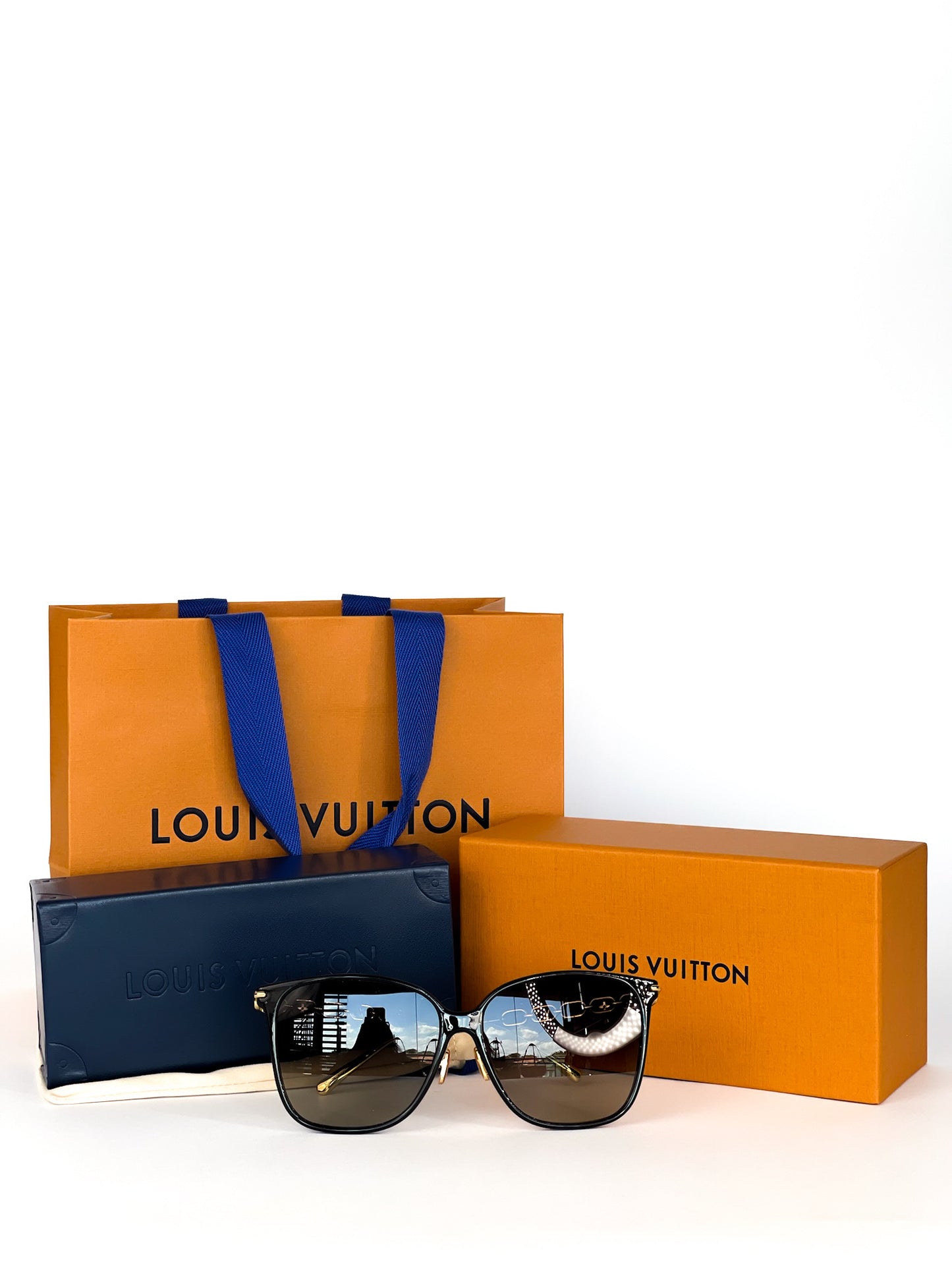 Louis Vuitton My LV Chain Two Classique Square Sunglasses