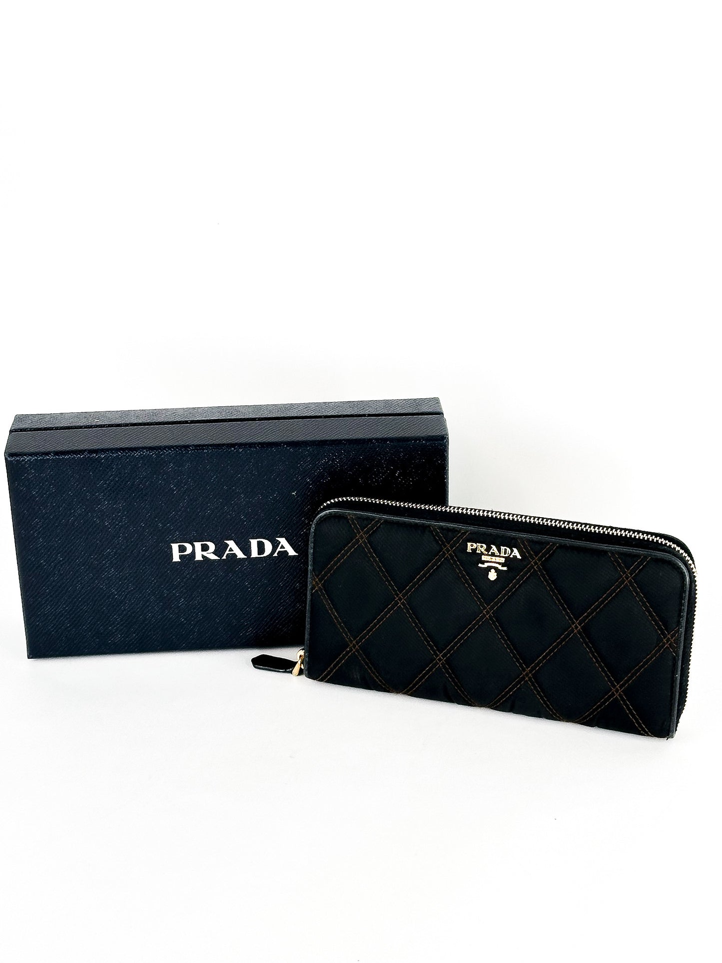 Prada Long Wallet Nylon
