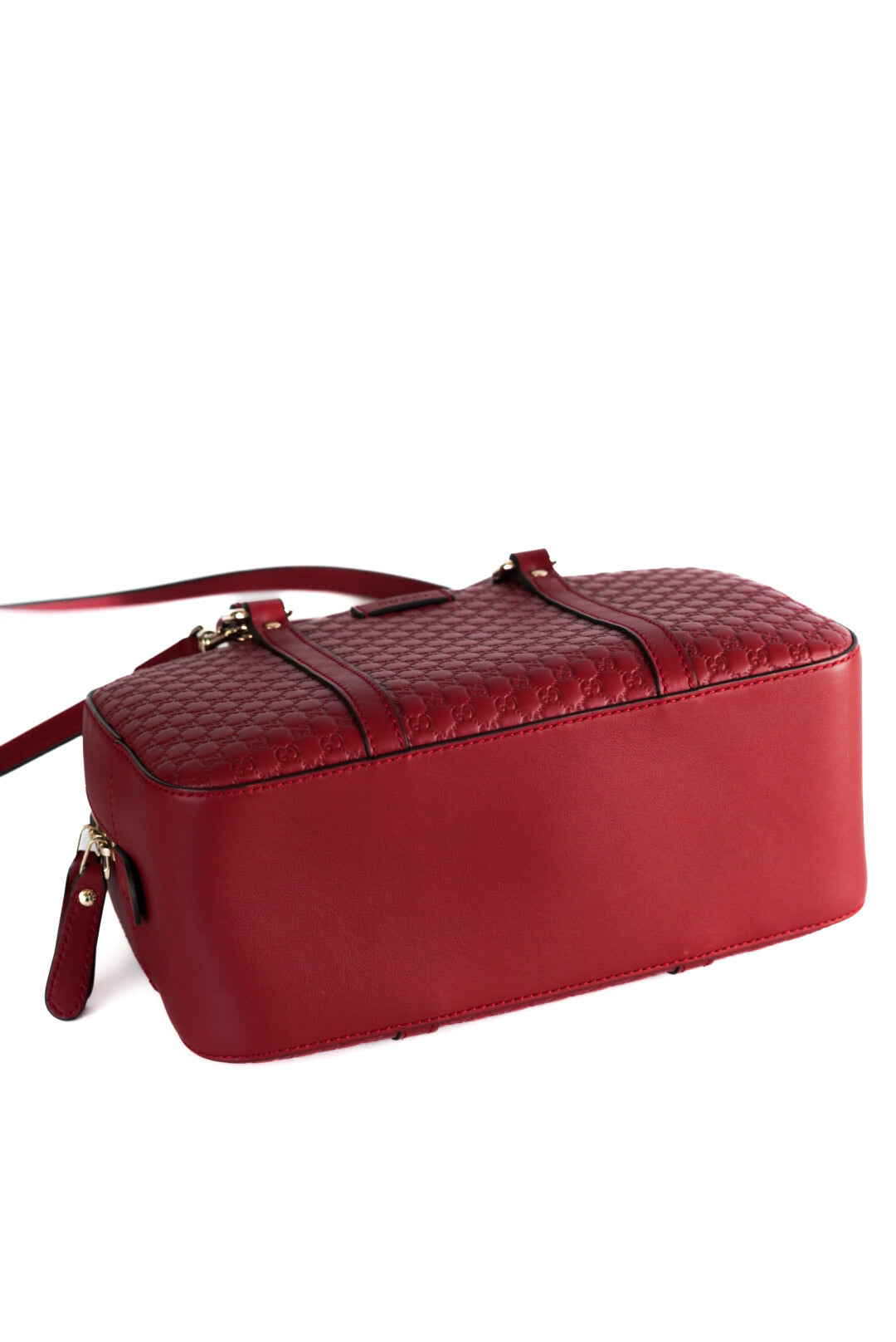 Gucci Soft Microguccissima Medium Crossbody Bag Rosso