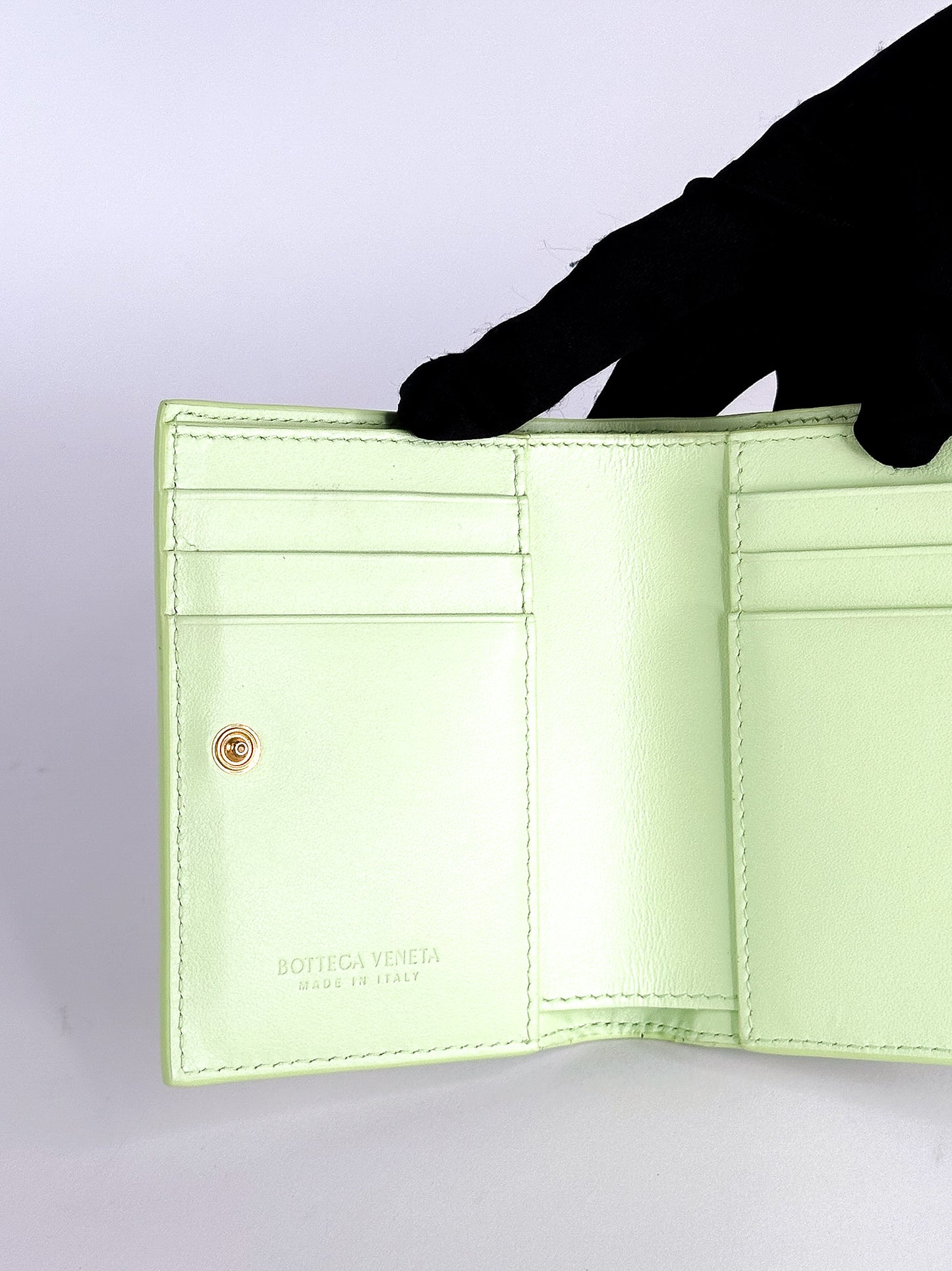 Bottega Veneta Intreccio Bifold Leather Wallet