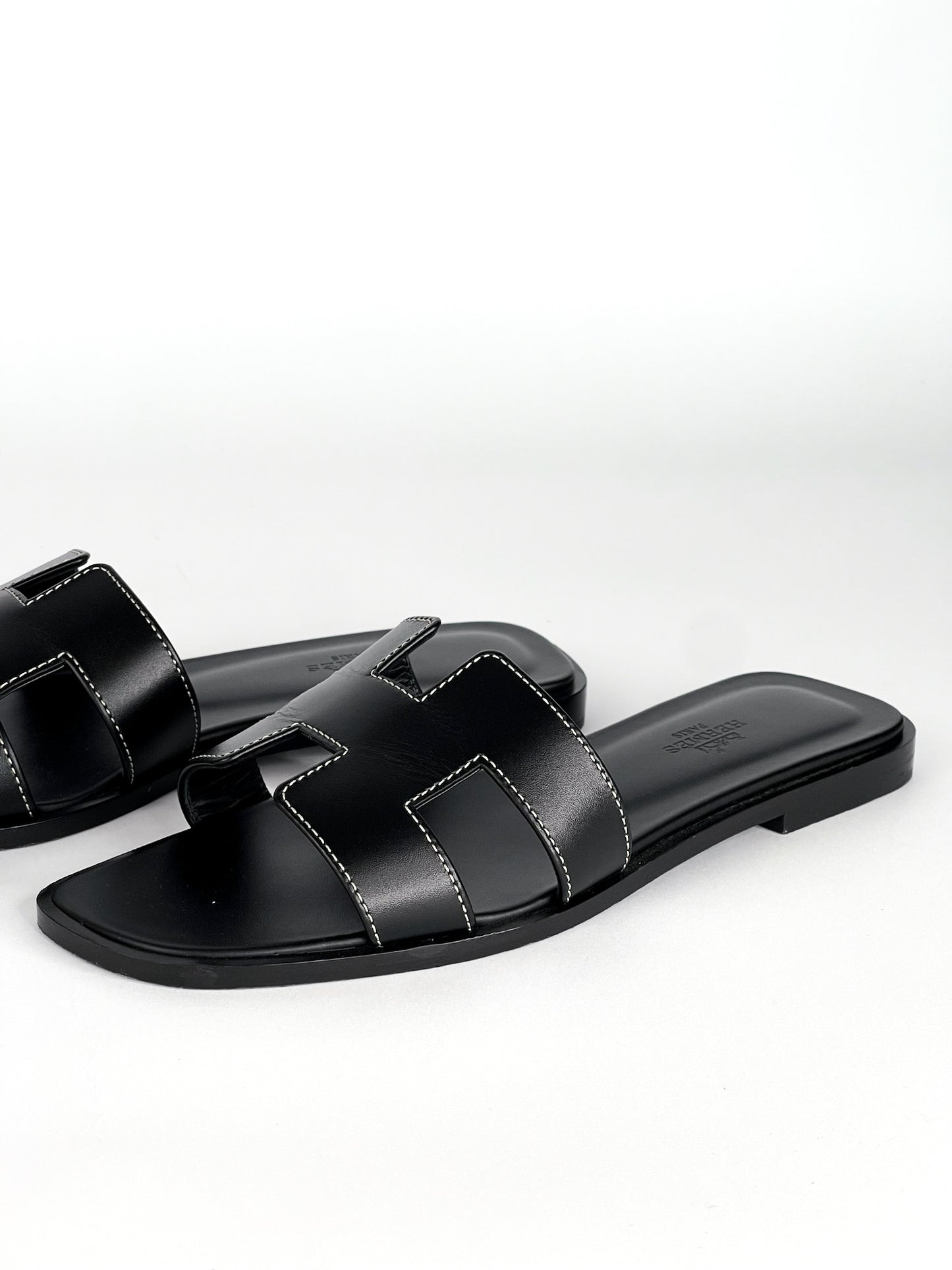 Hermes Oran Sandals Size 37