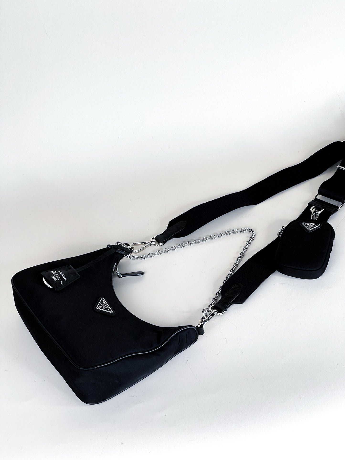 Prada Re-Edition Nylon Multi Pochette