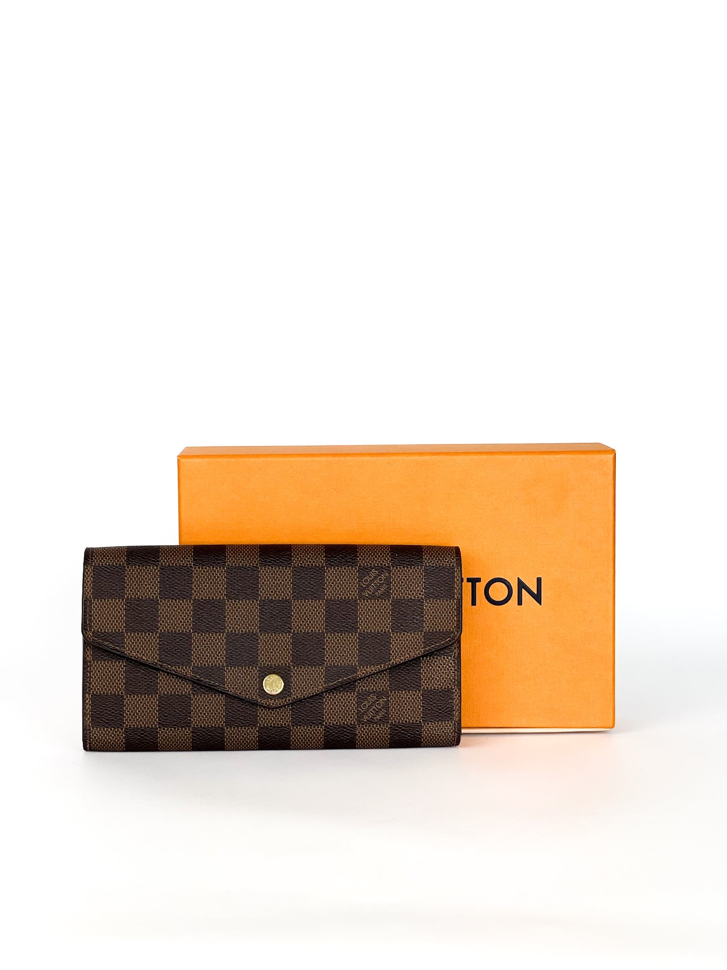 Louis Vuitton Damier Portefeuille Sarah Long Wallet