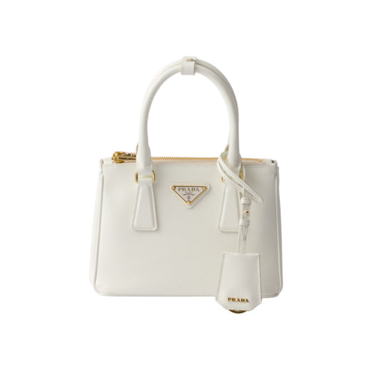 Prada Small Saffiano Galleria White