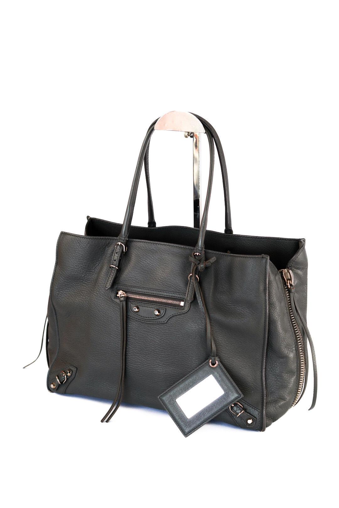 Balenciaga Veau Papier B4 Zip Around Tote