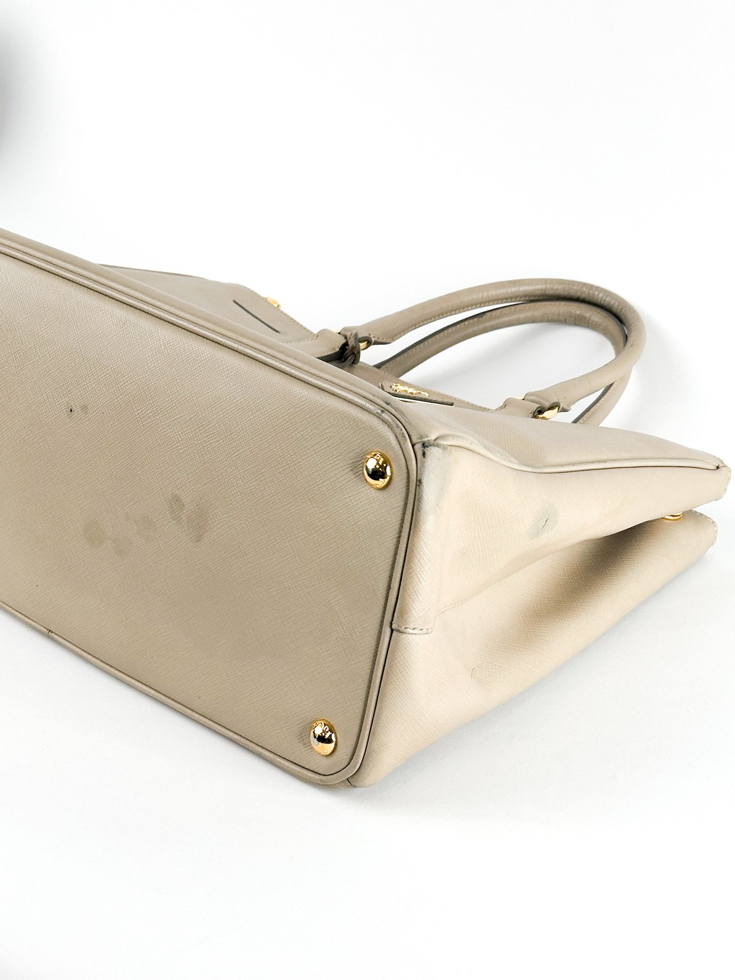 Prada Galleria Saffiano Leather Taupe