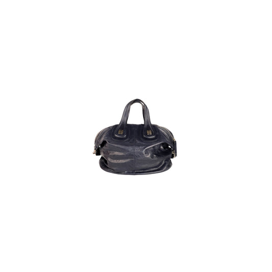 Givenchy Pebbled Lambskin Zip Animation Medium Nightingale Navy