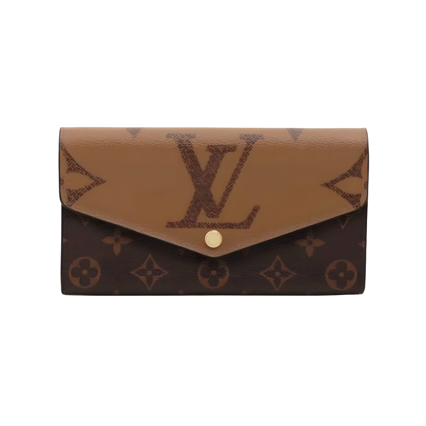 Louis Vuitton Monogram Sarah Reverse Long Wallet