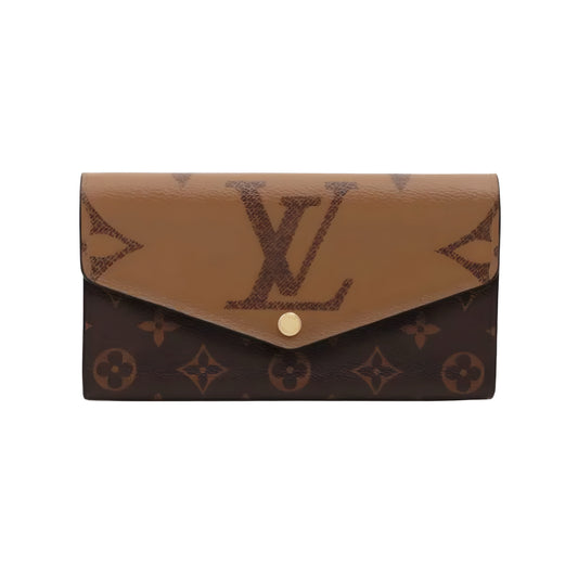 Louis Vuitton Monogram Sarah Reverse Long Wallet