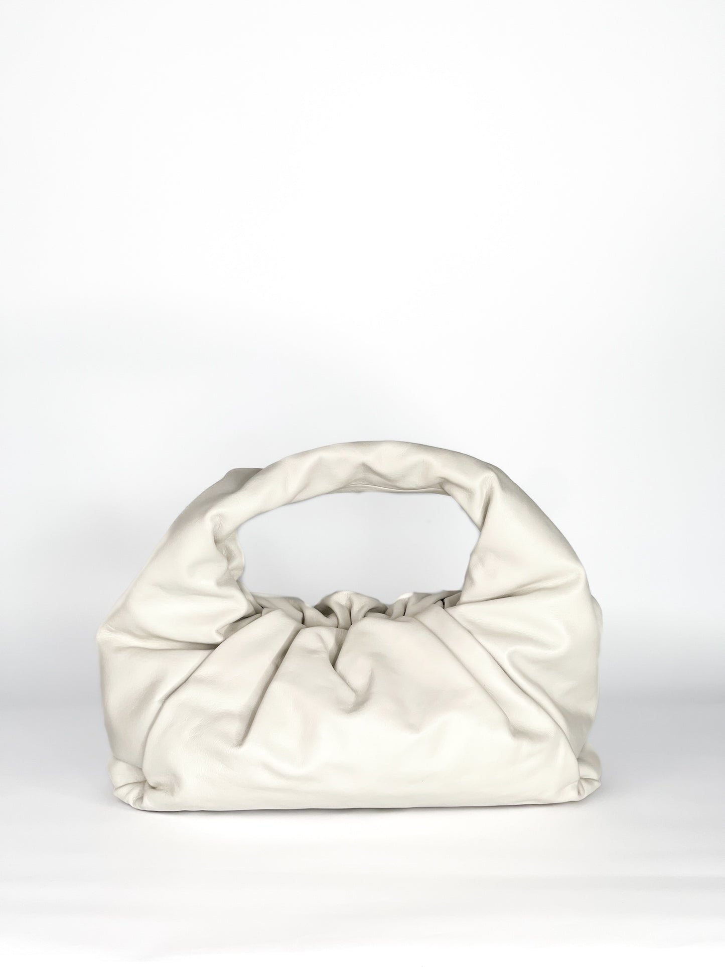 Bottega Veneta Smooth Butter Calfskin Small The Shoulder Pouch Plaster