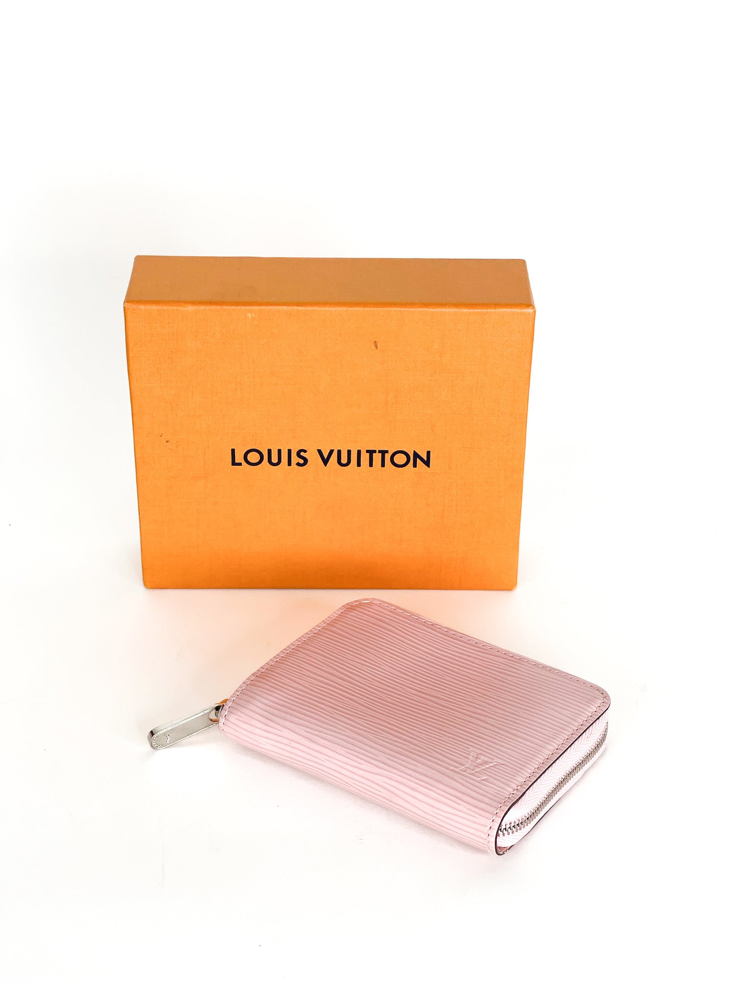 Louis Vuitton Rose Nacre Epi Leather Zippy Compact Wallet