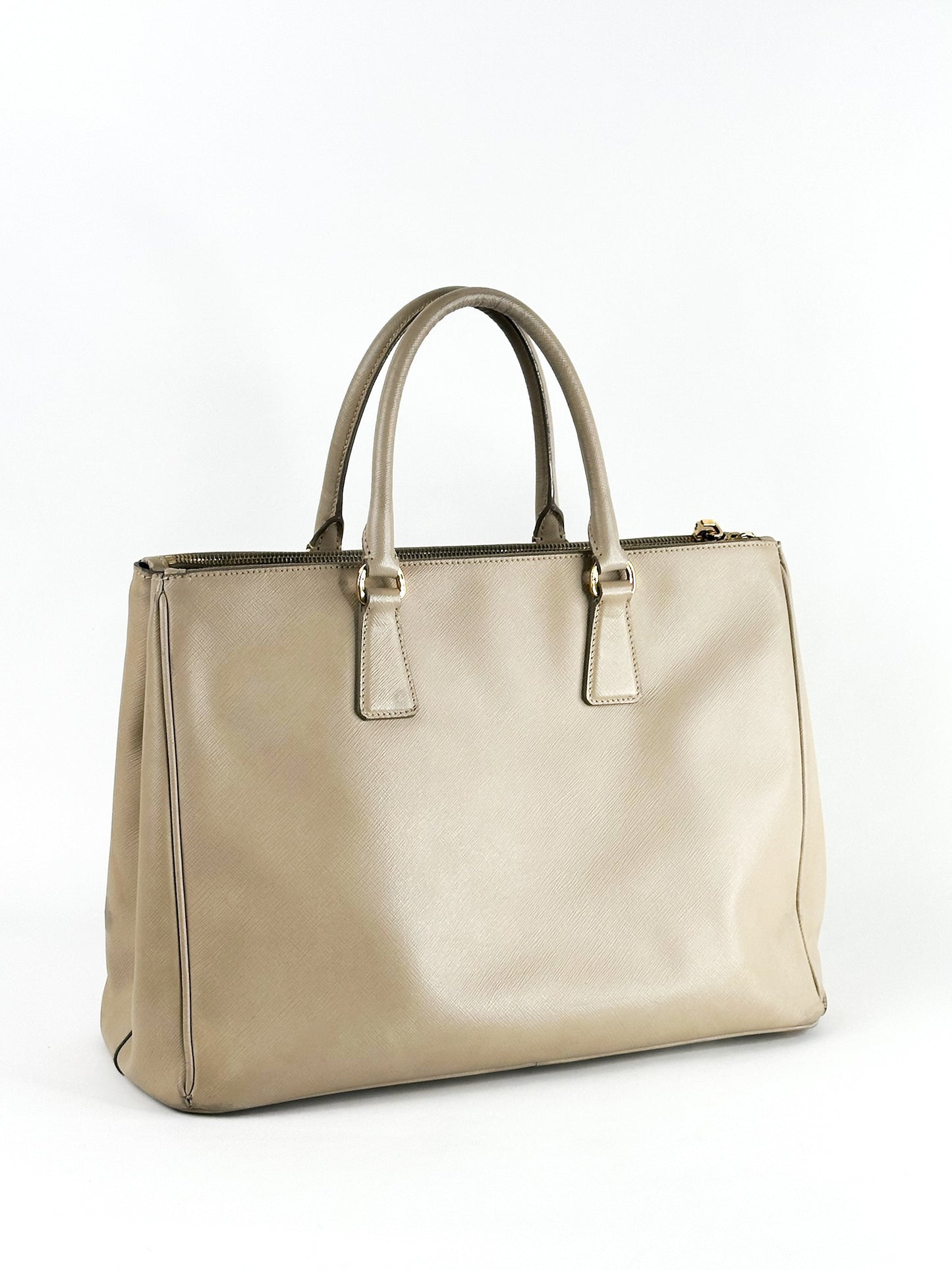 Prada Galleria Saffiano Leather Taupe