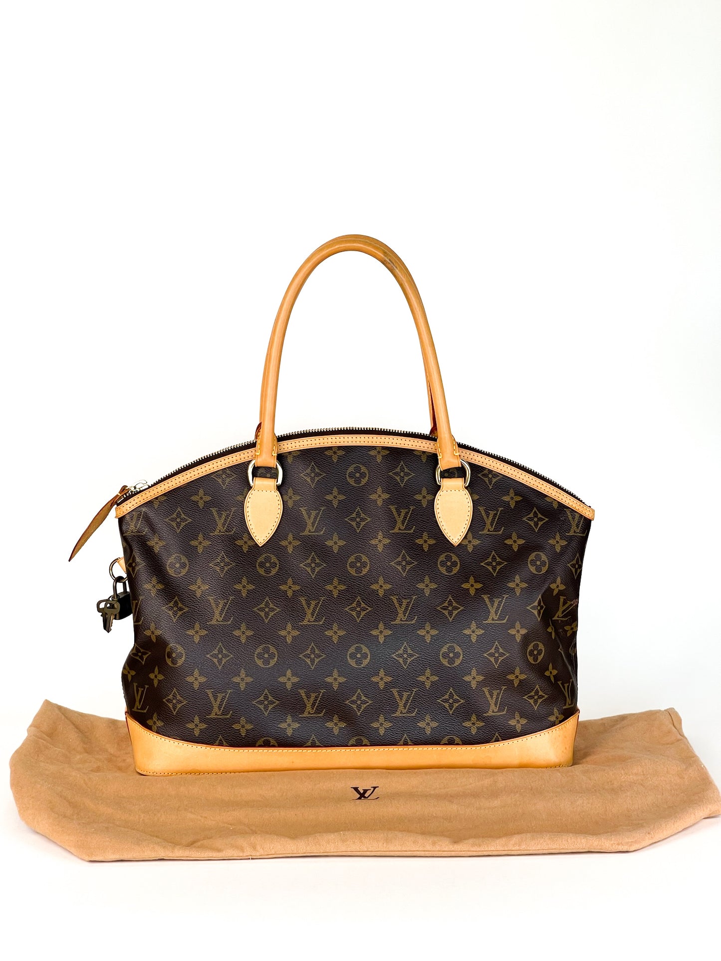 Louis Vuitton Monogram Lockit Horizontal Handbag