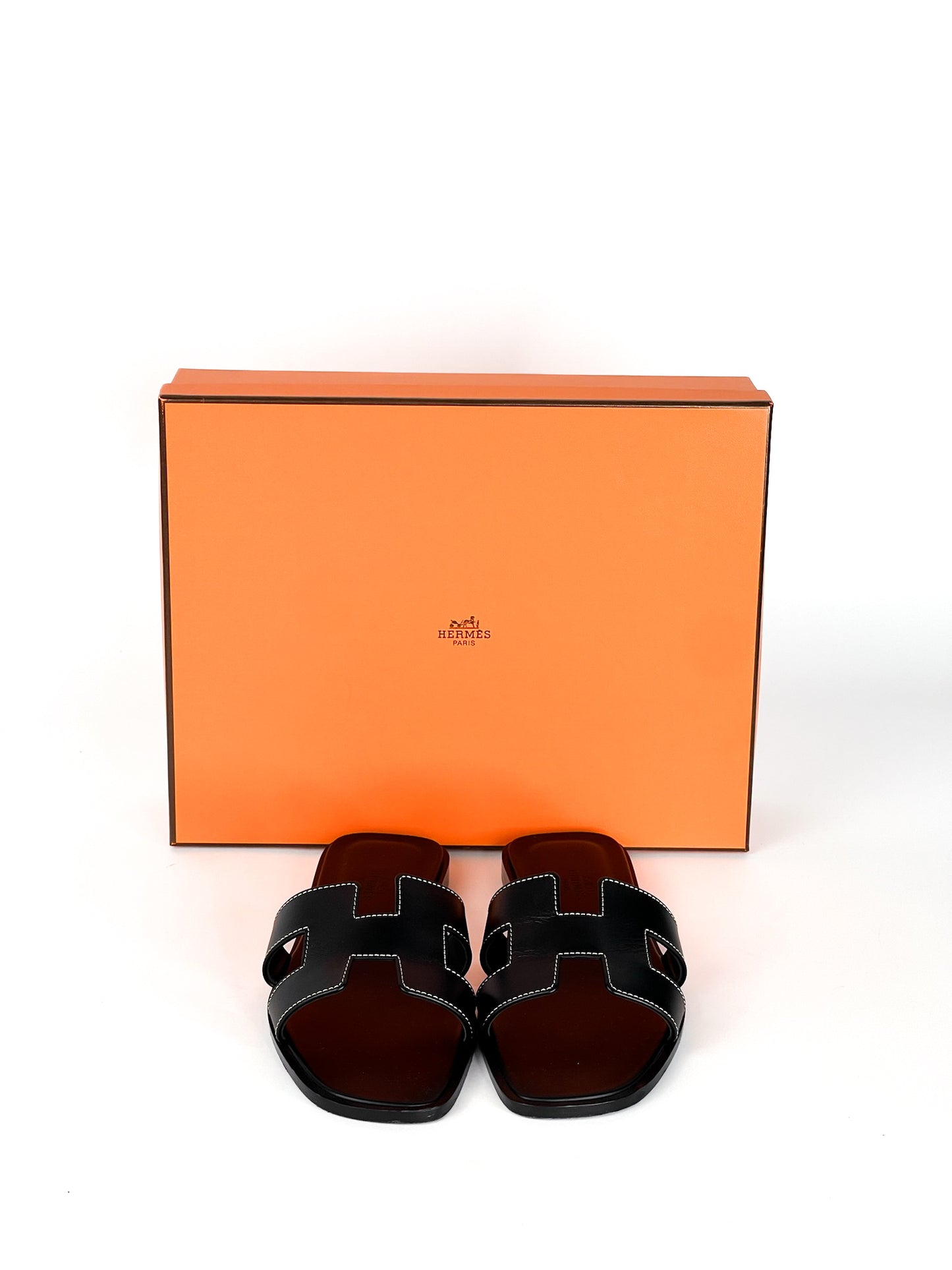 Hermes Oran Sandals Size 37
