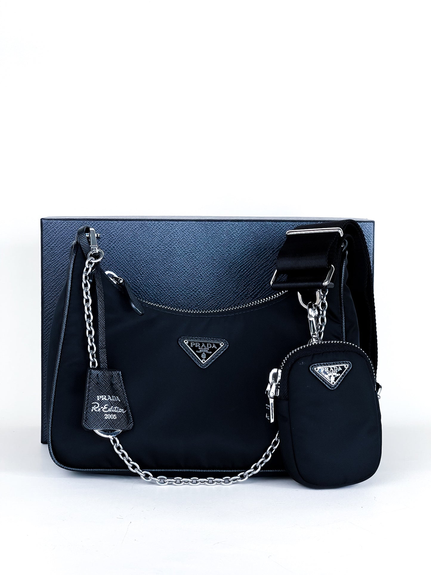Prada Re-Edition Nylon Multi Pochette