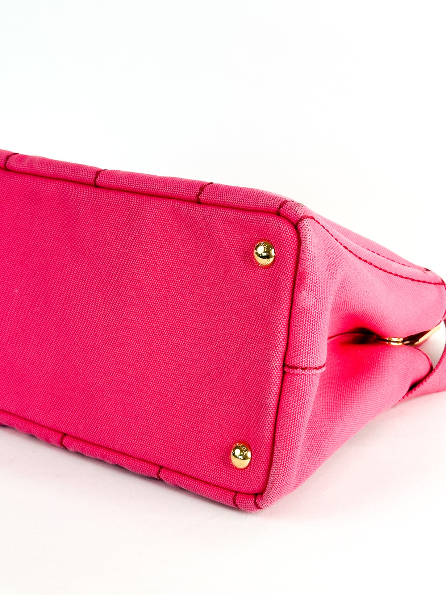 Prada Canapa Tote Pink Small
