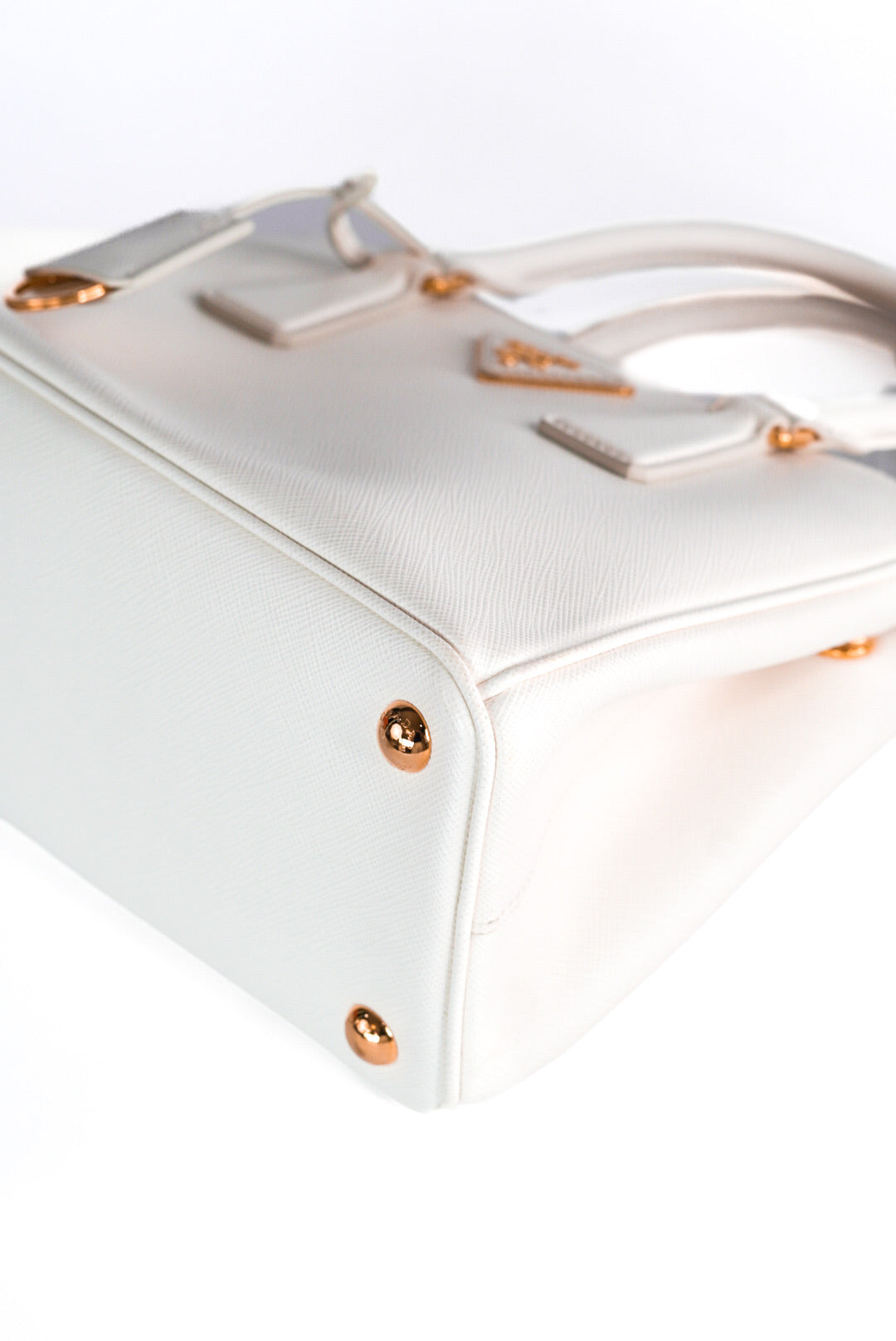 Prada Small Saffiano Galleria White