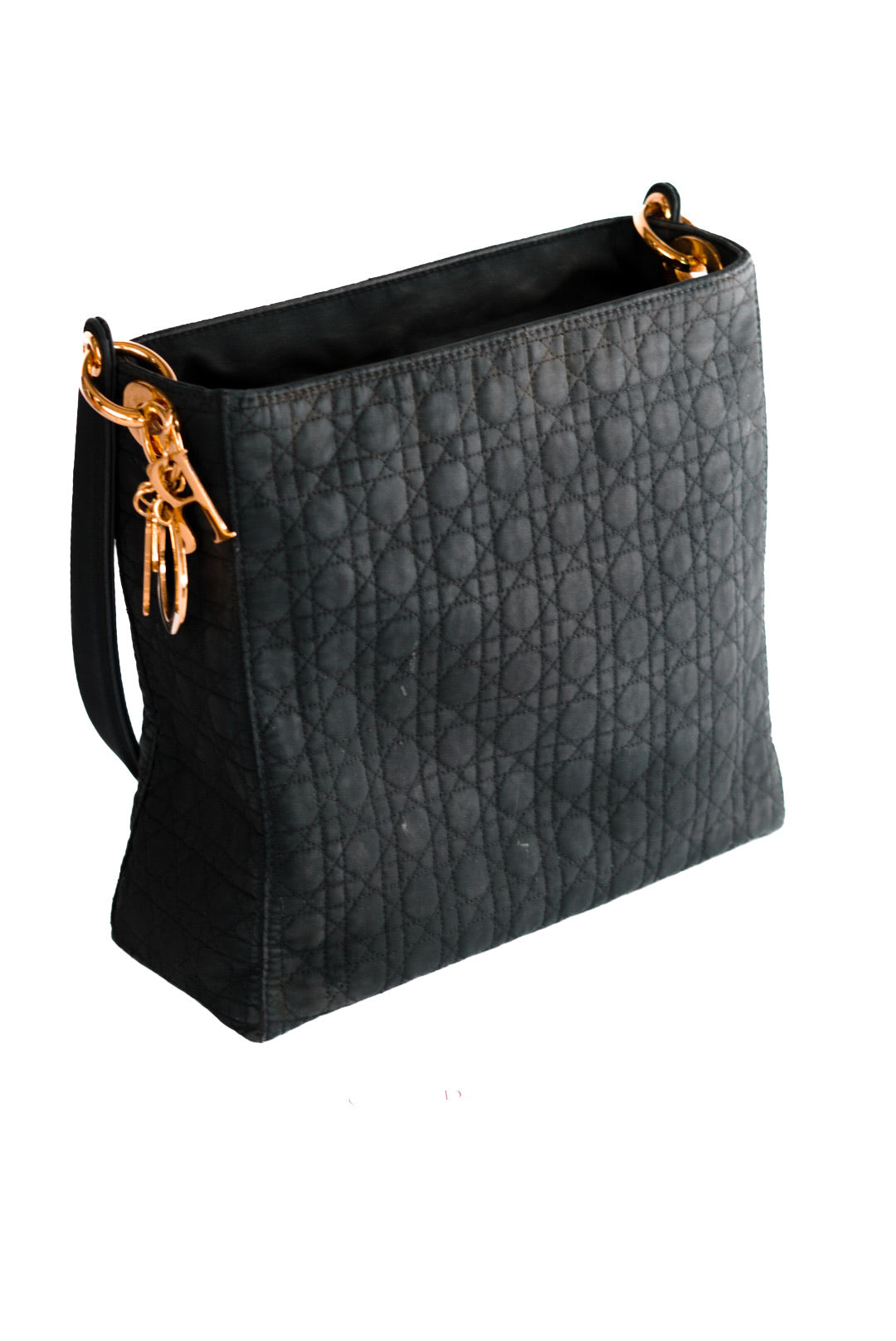 Dior Vintage Lady Dior Cannage Shoulder Bag