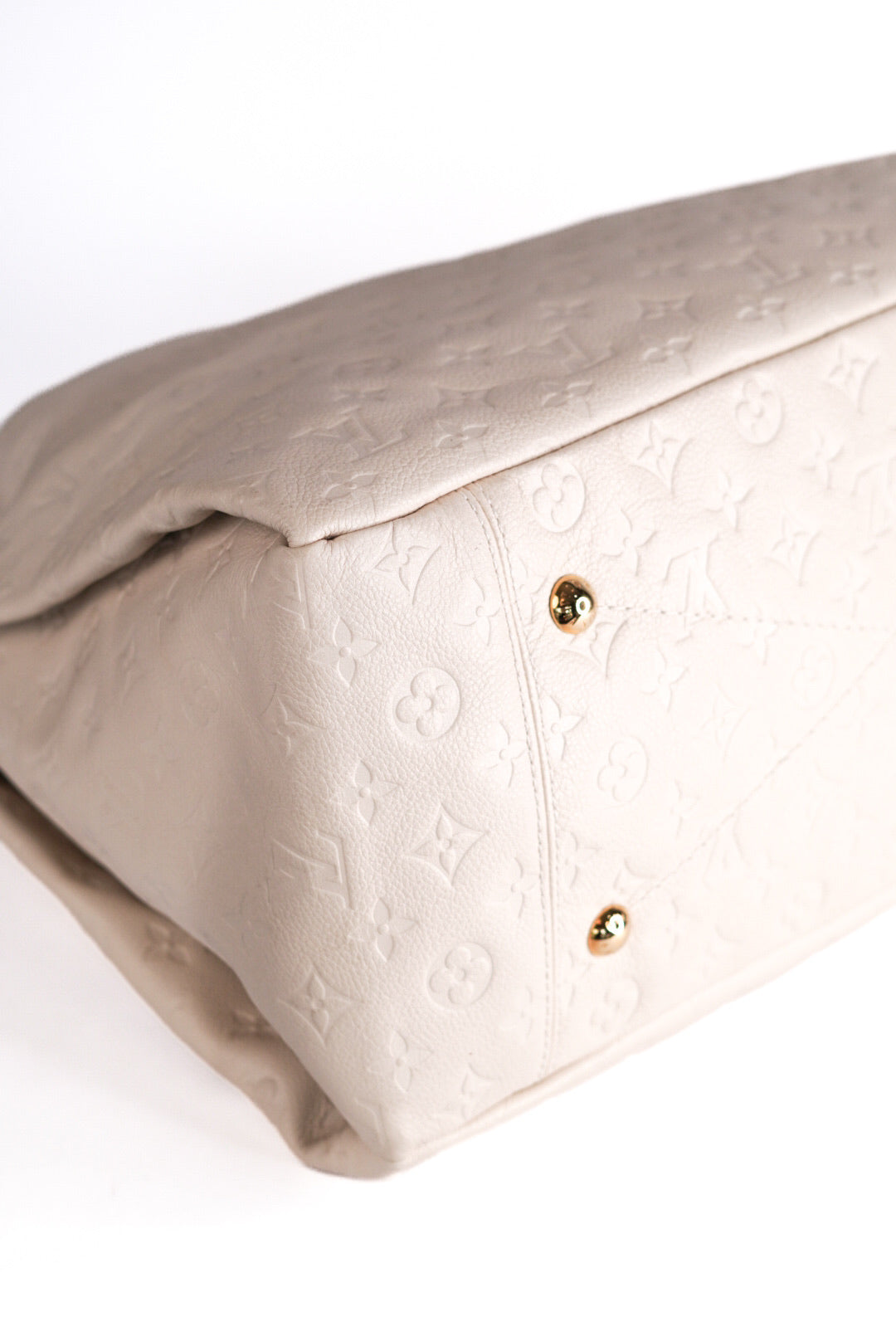 Louis Vuitton Shoulder Bag Artsy MM Monogram Empreinte White