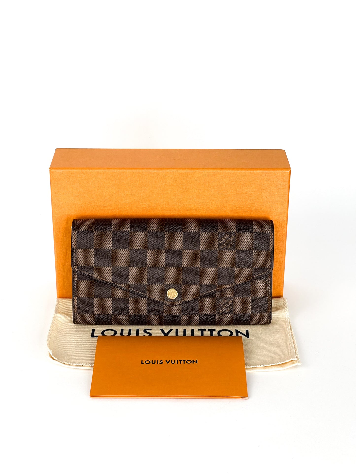 Louis Vuitton Damier Portefeuille Sarah Long Wallet