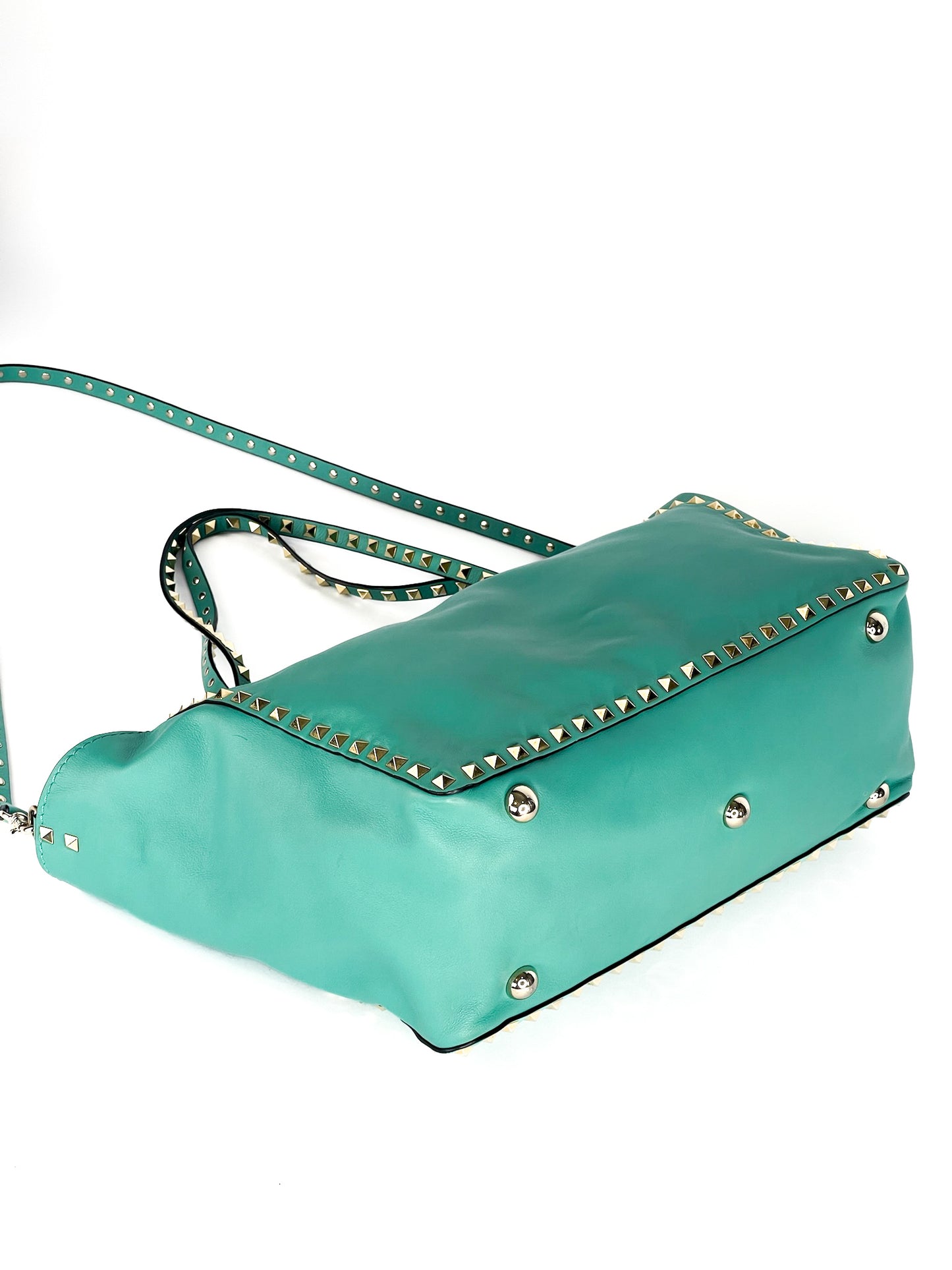 Valentino Garavani Vitello Rockstud Tote Colibri