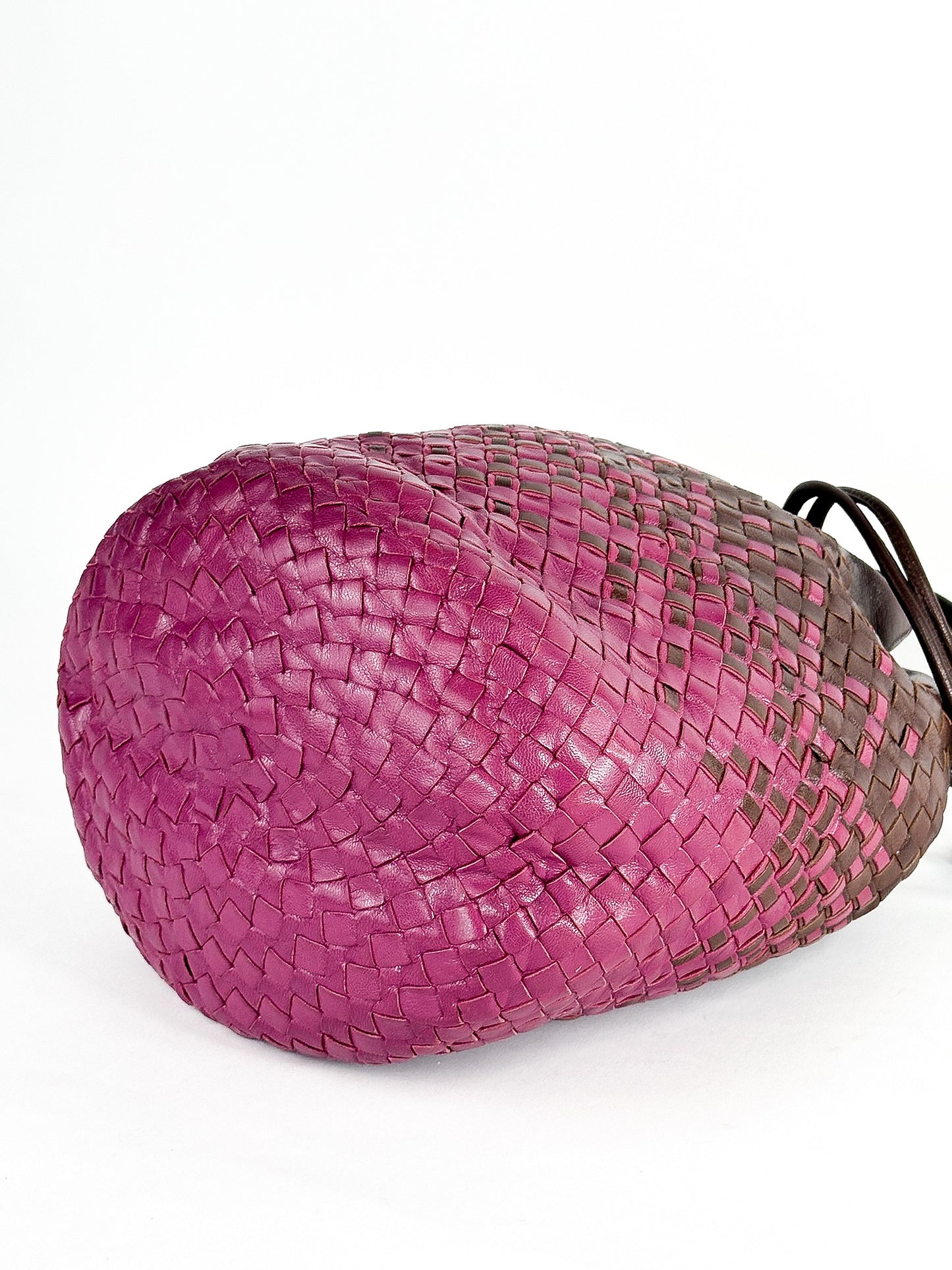 Bottega Veneta Intrecciato Nappa Leather Drawstring Medium Bucket Bag