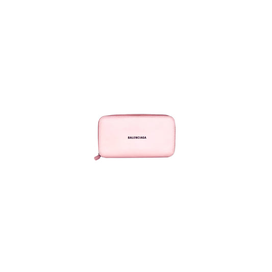 Balenciaga Long Wallet in Pink Leather