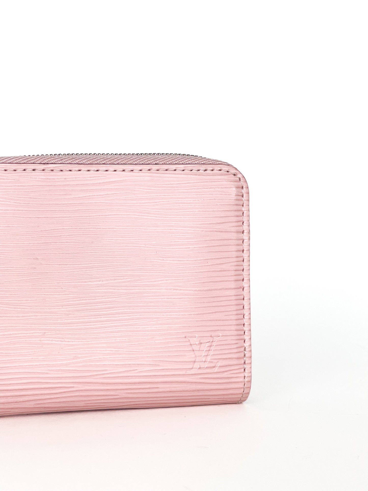 Louis Vuitton Rose Nacre Epi Leather Zippy Compact Wallet