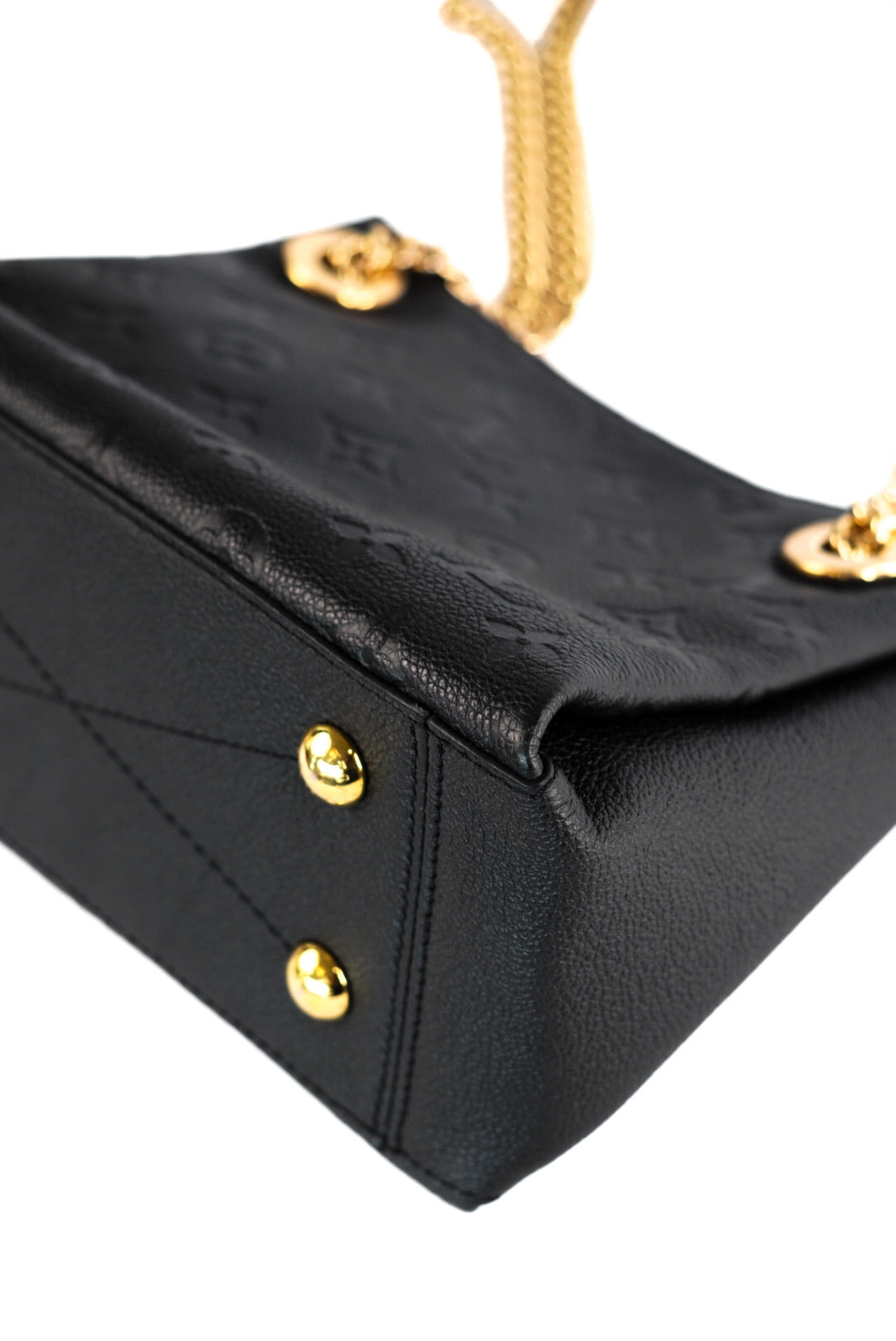 Louis Vuitton Black Monogram Empreinte Leather Surene BB Bag