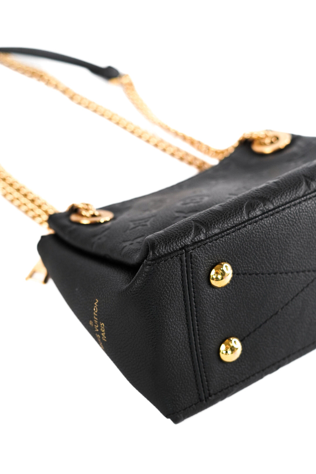 Louis Vuitton Black Monogram Empreinte Leather Surene BB Bag