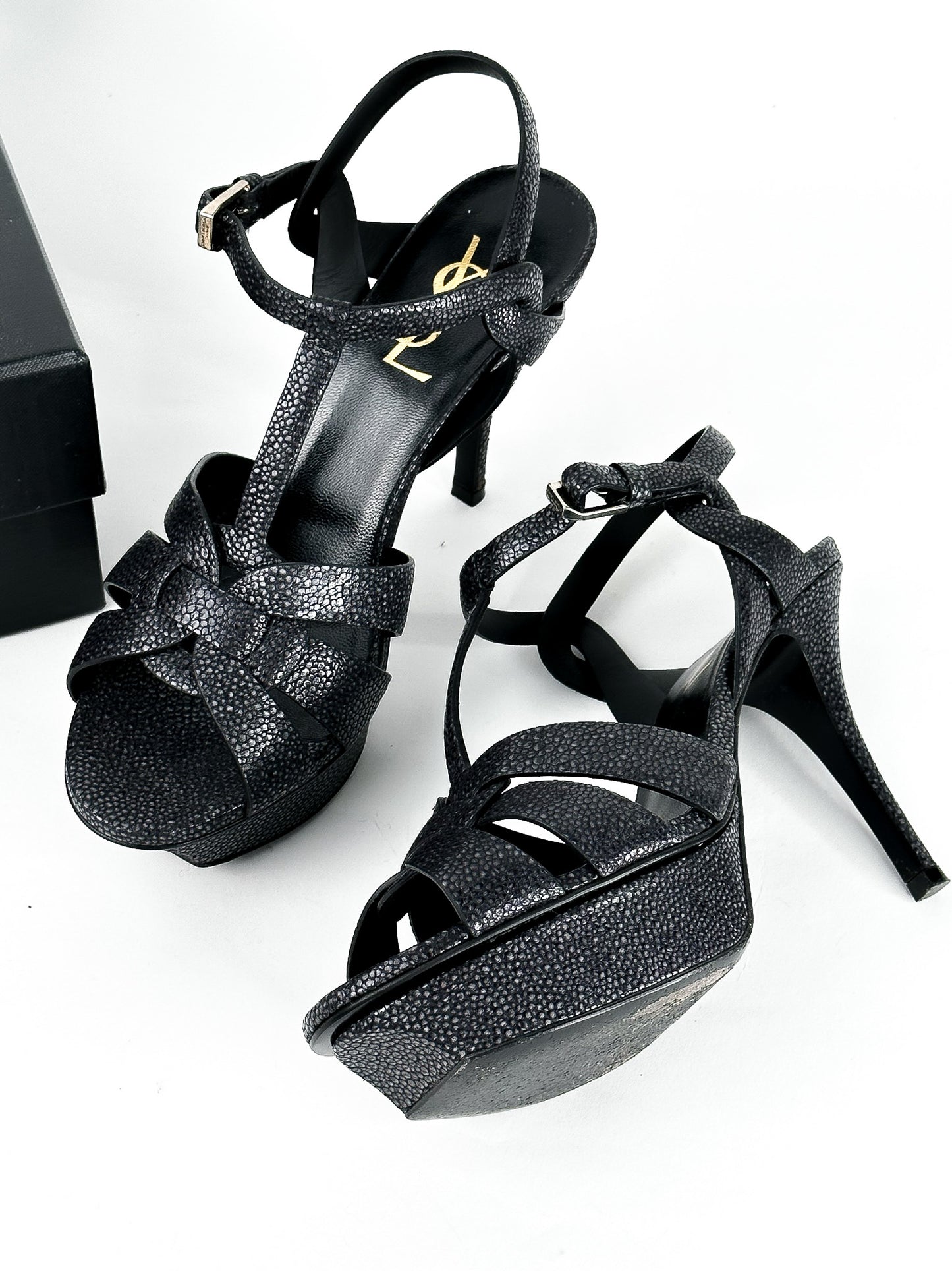 YSL Saint Laurent Tribute Platform Heels Size 36