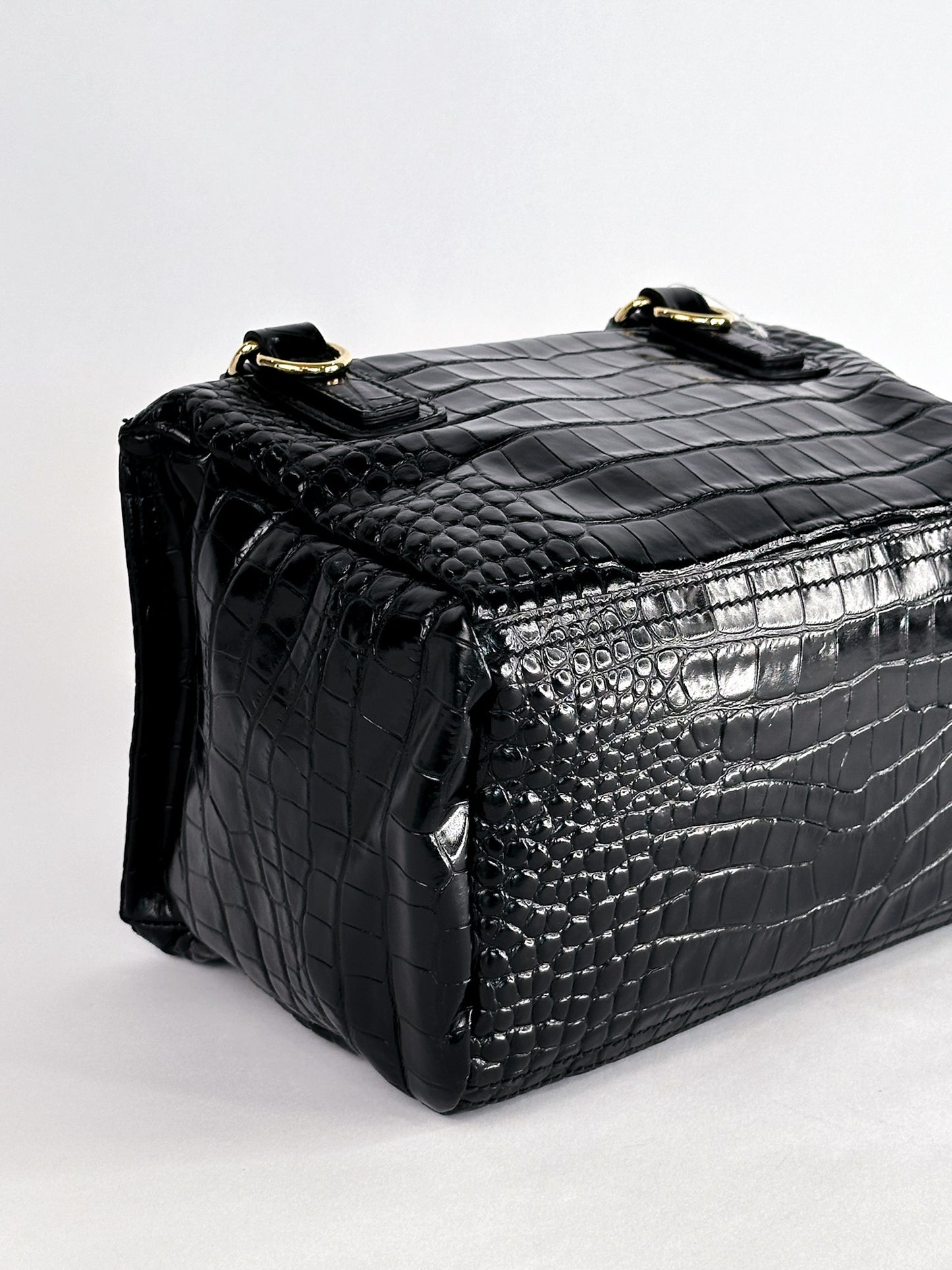 Givenchy Pandora Small Croc Embossed Bag