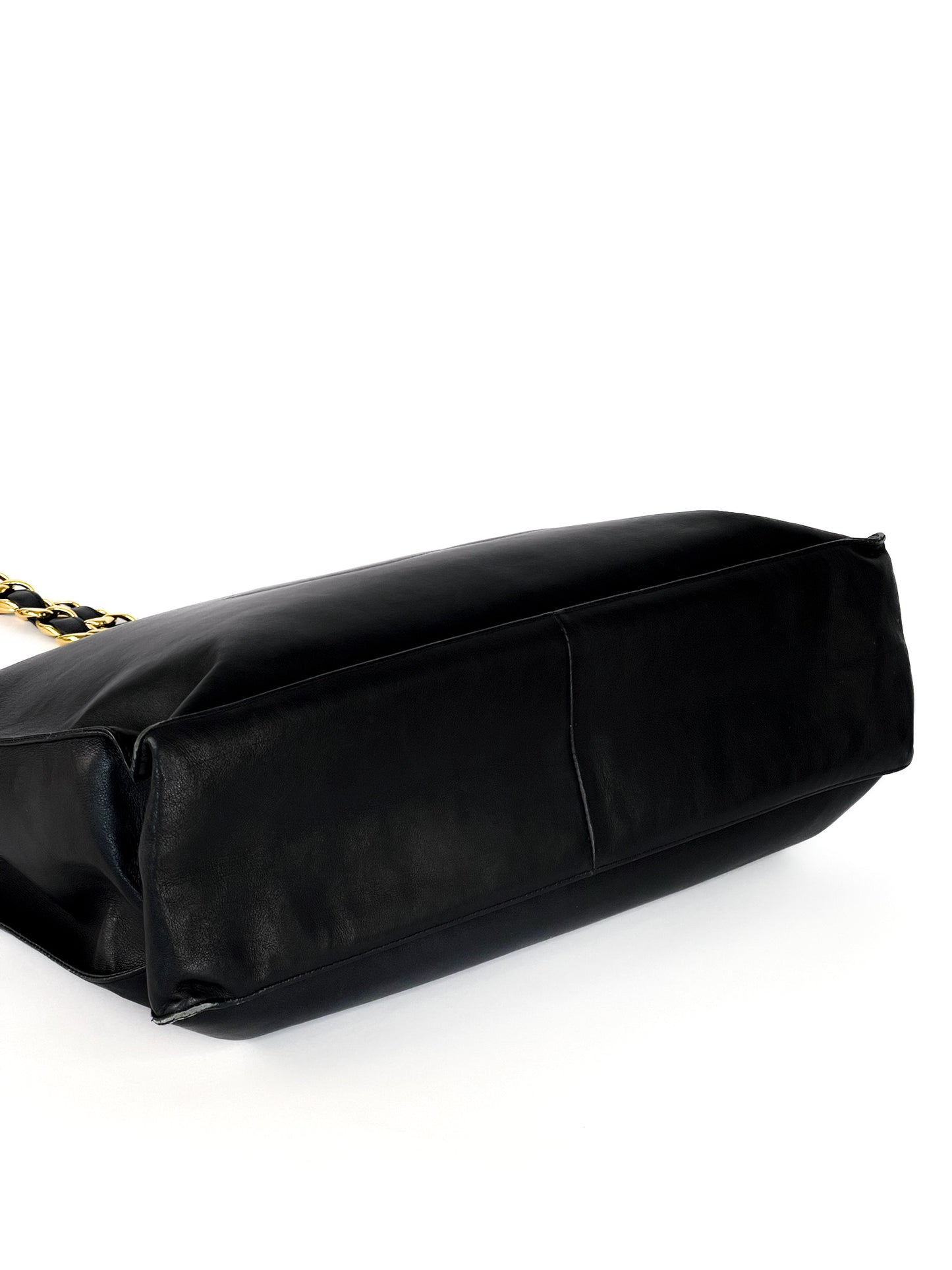 Chanel Vintage CC Logo Chain Tote Bag GHW