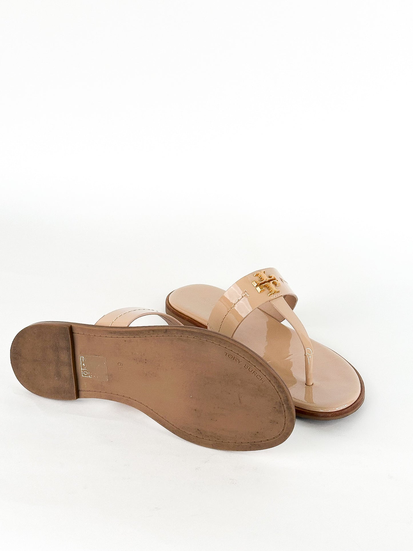 Tory Burch Mini Everly Flat Sandal Size US 6.5