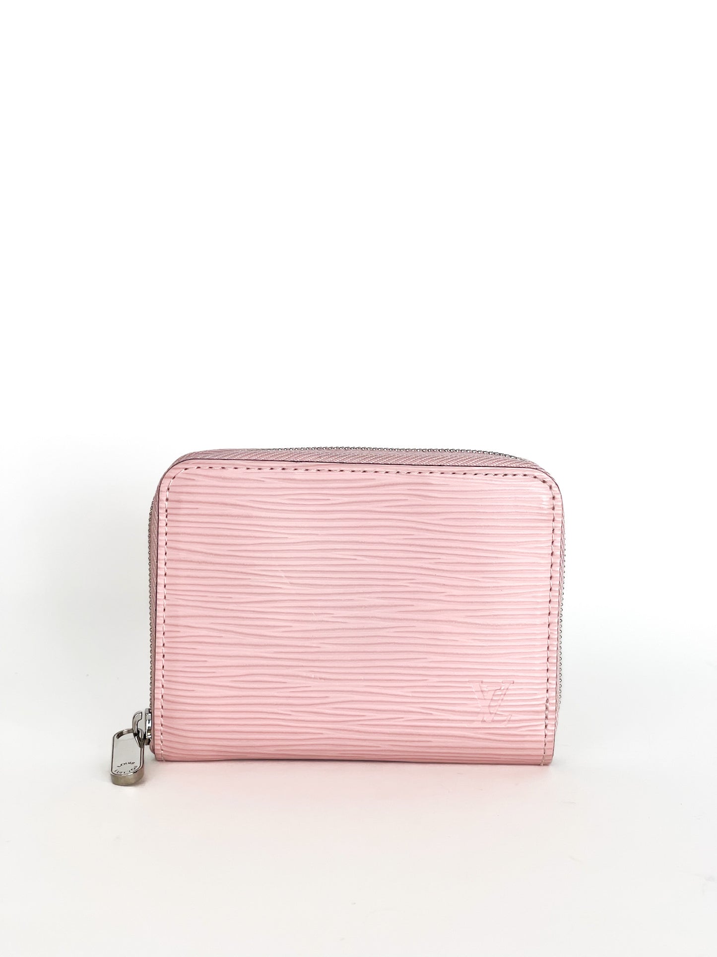 Louis Vuitton Rose Nacre Epi Leather Zippy Compact Wallet