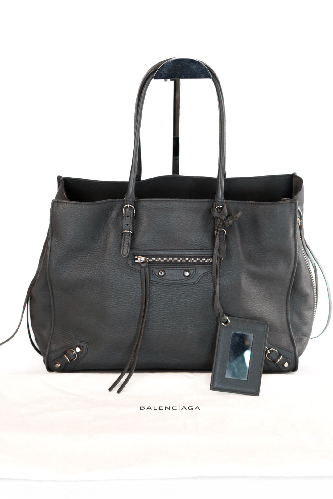 Balenciaga Veau Papier B4 Zip Around Tote