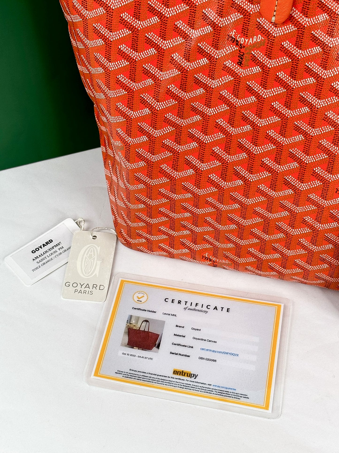 Goyard St. Louis PM Orange