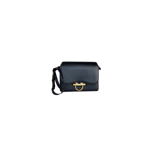 Salvatore Ferragamo Calfskin Joanne Crossbody Black