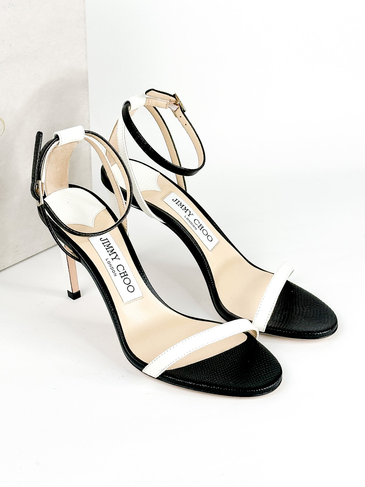 Jimmy Choo Minny Stiletto Sandals Size 36 1/2