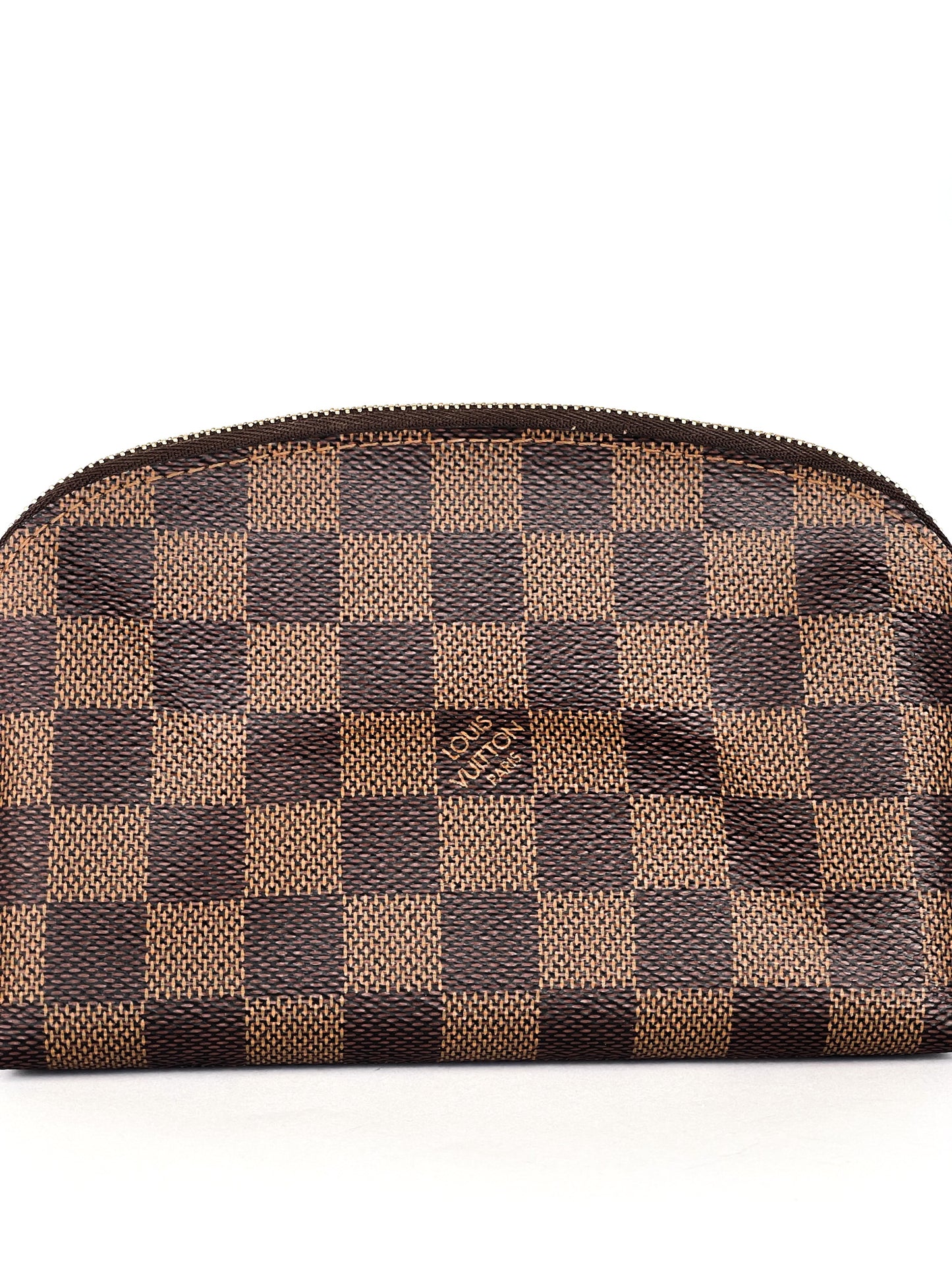 Louis Vuitton Cosmetic Pouch PM Damier Ebene Canvas