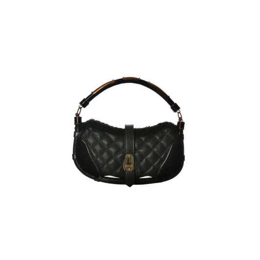 Burberry Black Shearling Bag