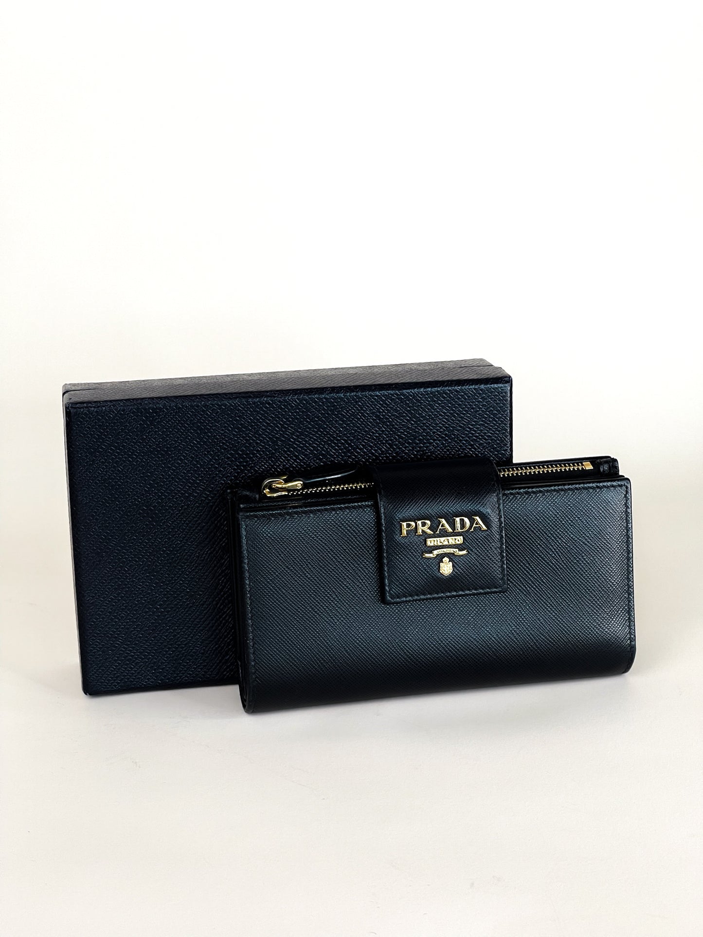 Prada Saffiano Leather Medium Wallet