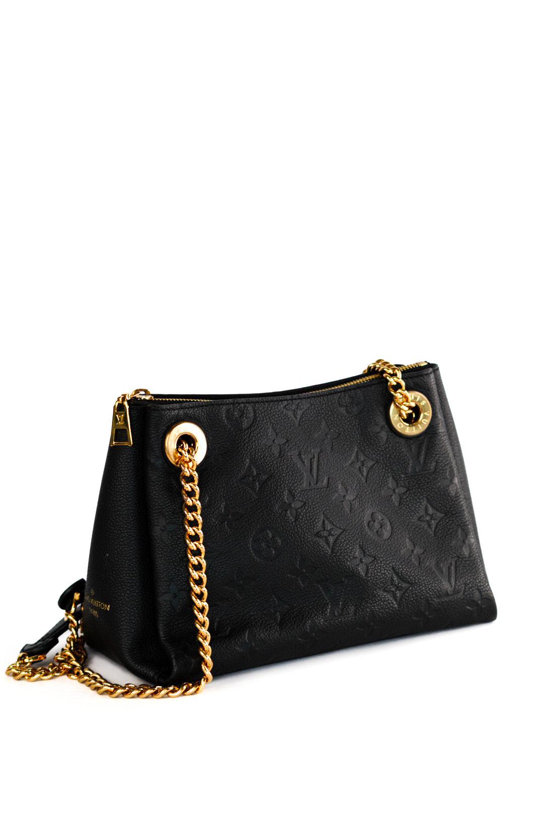 Louis Vuitton Black Monogram Empreinte Leather Surene BB Bag
