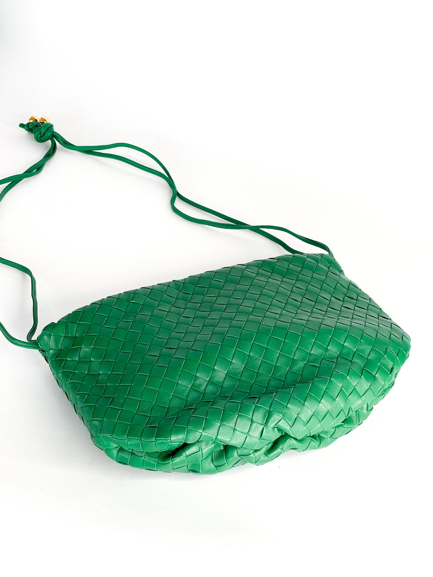 Bottega Veneta Intrecciato Bulb Small Bag Green
