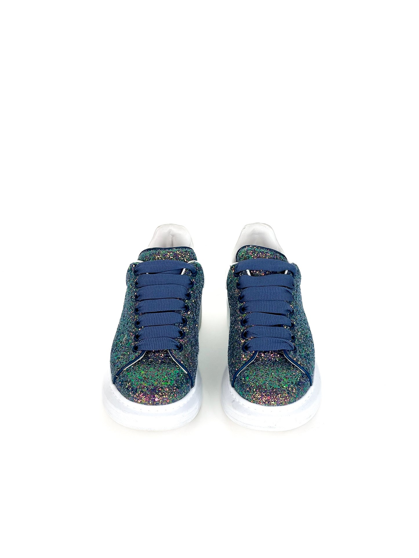Alexander Mcqueen Glitter Disco Trainer Size 37