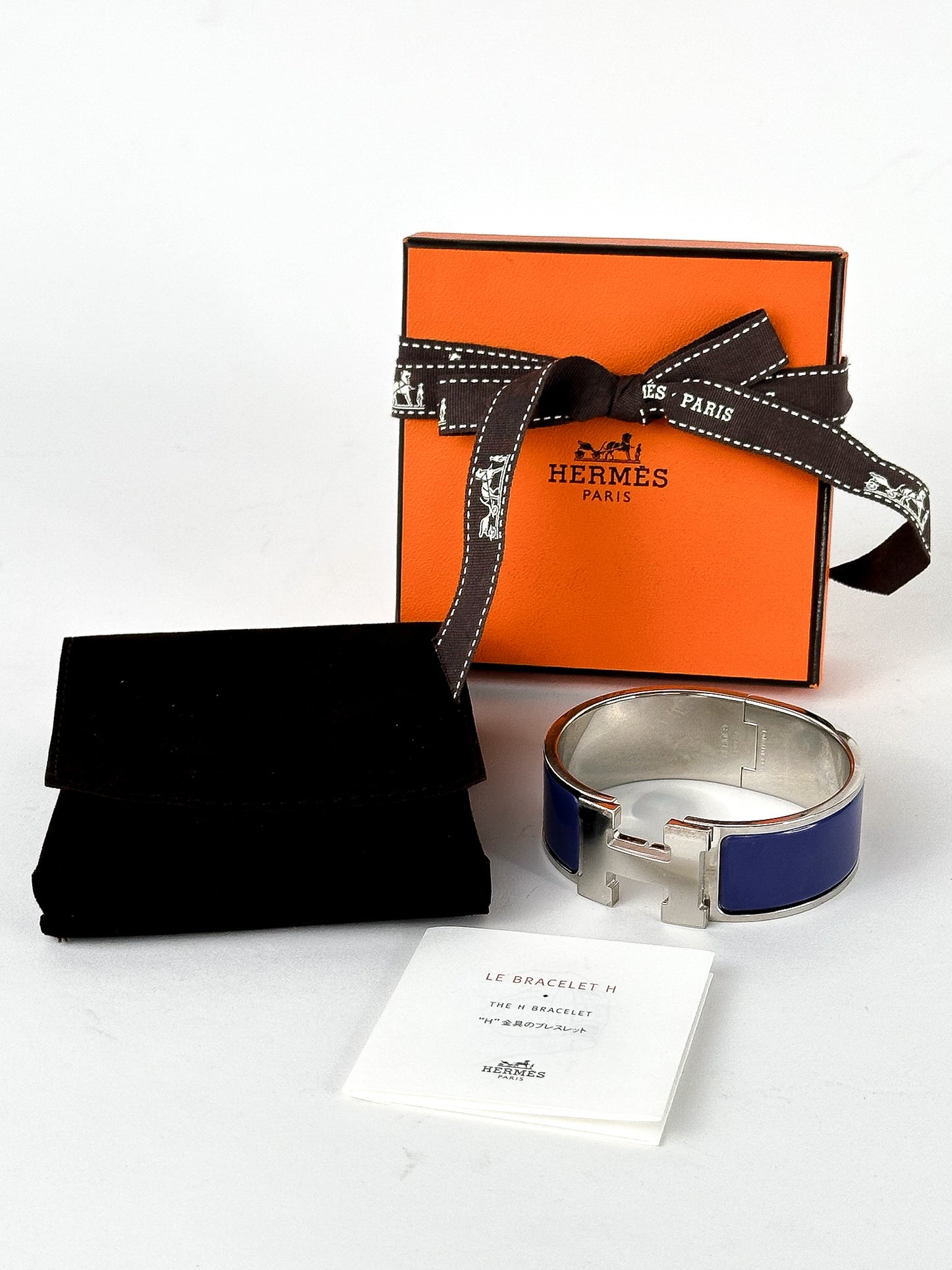 Hermes Enamel Clic Clac H Bracelet