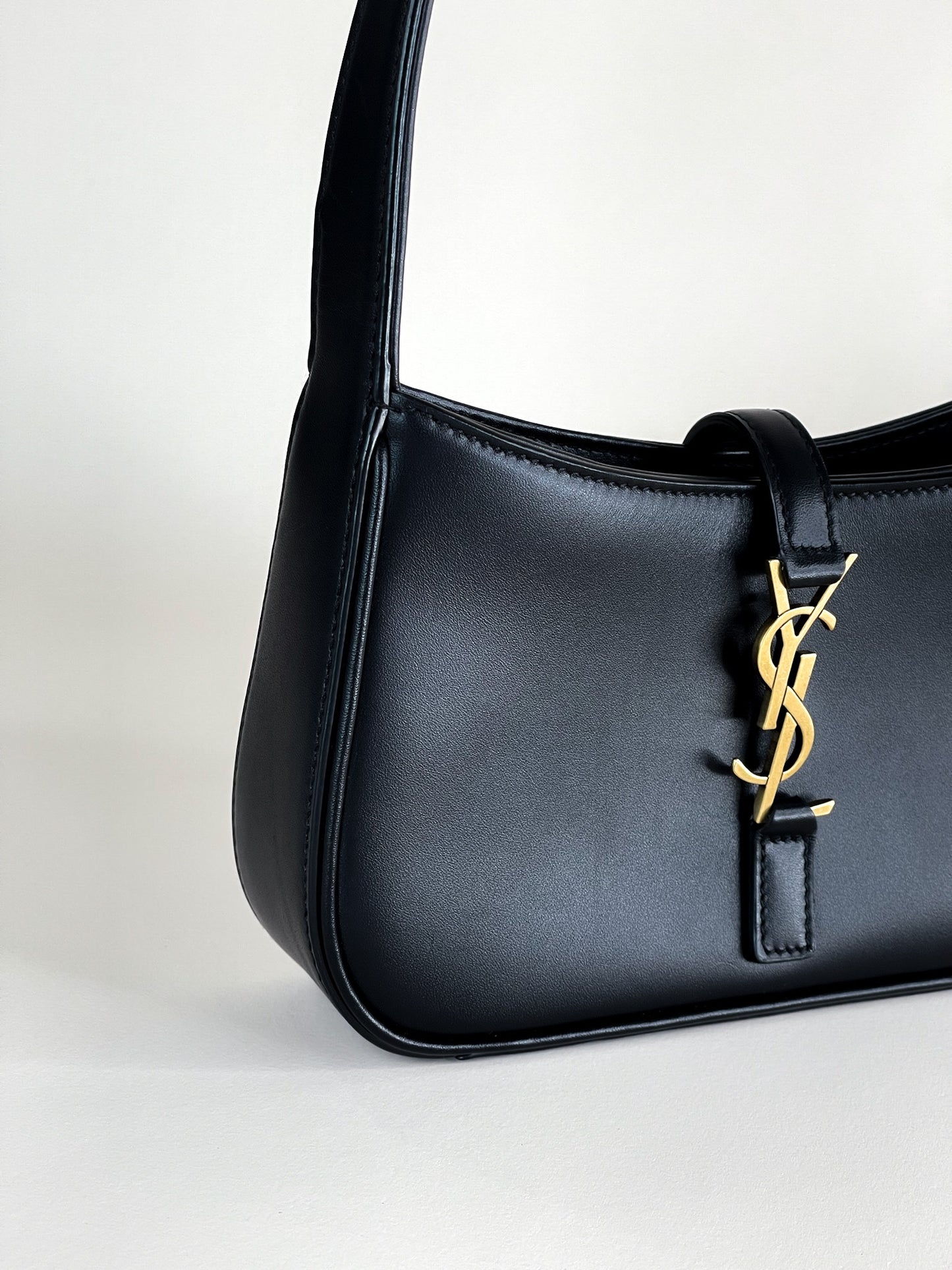 Saint Laurent Le 5 a 7 Hobo Leather Mini