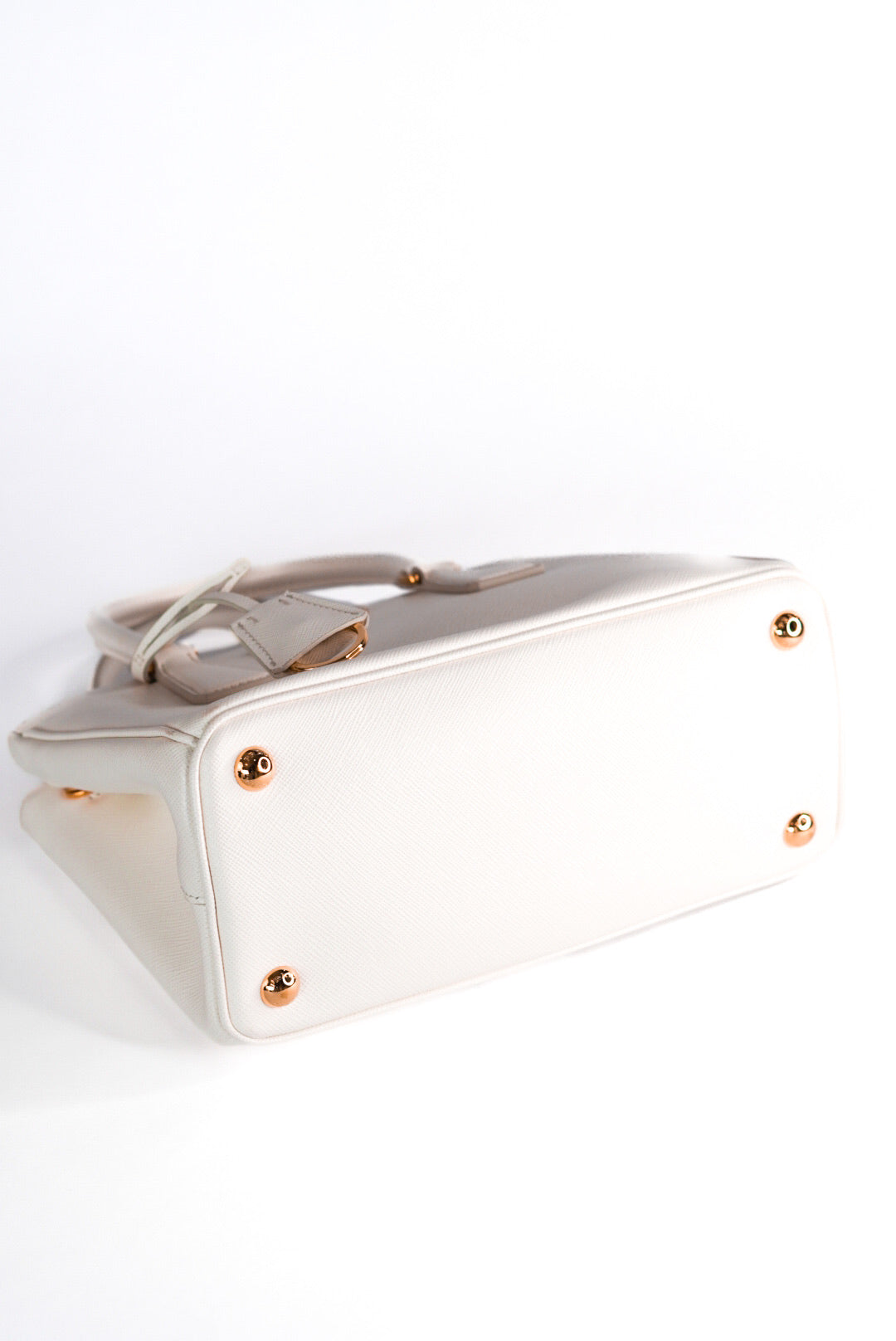 Prada Small Saffiano Galleria White