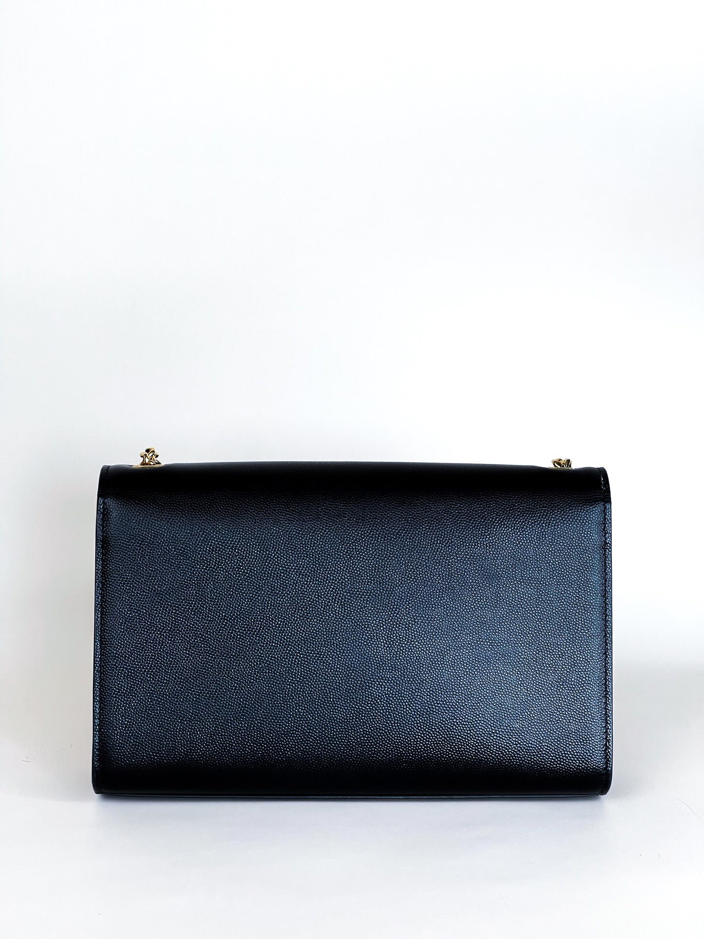 Saint Laurent Kate Medium Black in Grained Leather