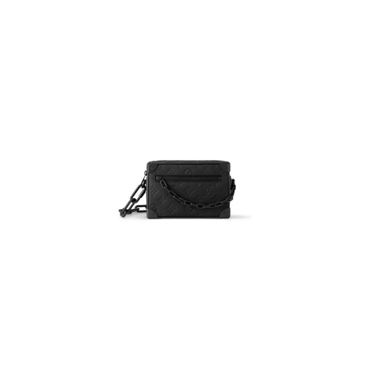 Louis Vuitton Taurillon Monogram Mini Soft Trunk Black